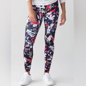 Lululemon Wunder Under Pant III Pop Cut Boom Juice Multi Print Leggings Size 10